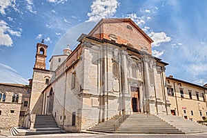 Cathedral of CittÃÂ  di Castello, Perugia, Umbria, Italy photo